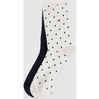Tommy Hilfiger 2-pak Women Dot Sock - White Pattern-2 - Str 35/38