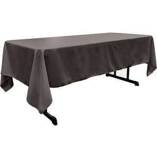 LA linned polyester poplin rektangul?r dug 60 x 120 tommer tr?kul