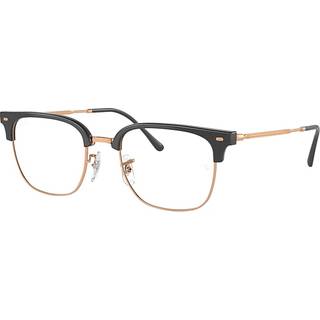Ray-Ban RX7216F New Clubmaster Asian Fit 8322 53 Briller Mænd Guld - Dark Grey On Rose Gold - 53mm