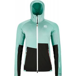 Ortovox Women's Fleece Rib Hoody Fleecejakke Damer størrelse L farve turkis