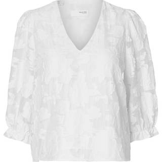 Blomsterprintet Bluse