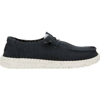 HeyDude Women's Wendy Canvas Sneaker Damer størrelse 41 farve sort