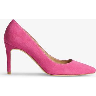 LK Bennett LK Bennett Pink Floret Suede Pointed Toe Courts