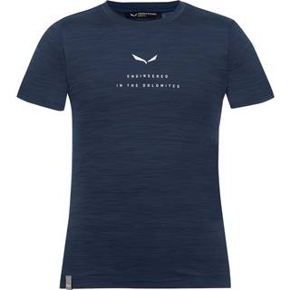 Salewa Kid's Eagle Dry S/S Tee K T-shirt Børn størrelse 116 farve blå
