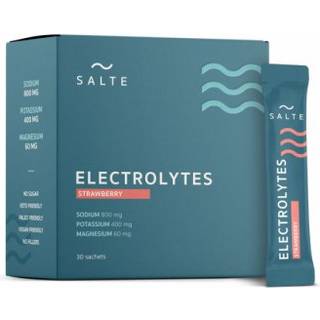 SALTE Elektrolytter, Strawberry, 30 doseringsposer