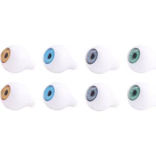Decora 8 stykker rundt om akryl dukke ?jne ?jenkugler 14 mm