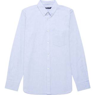 French Connection French Connection Blue Oxford 100% Cotton Long Sleeve Shirt