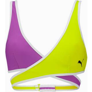 Women&#39;s Puma&#39;s Short Swim Top, Purple, Size XS, Clothing - Purple Combo - XS