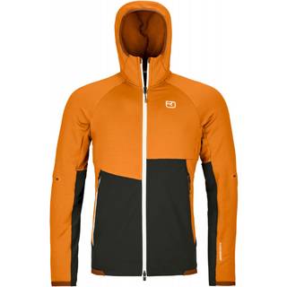 Ortovox Fleece Rib Hoody Fleecejakke Herrer størrelse S farve orange