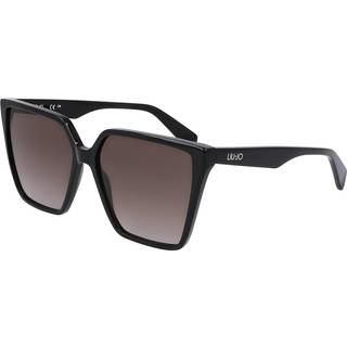 Liu Jo Kvinde LJ798S 001 Solbriller Acetat Sort Firkantet Normal Skygge