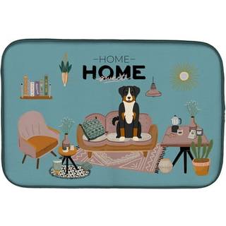 """" Caroline's Treasures CK7888DDM Appenzeller Sennenhund Sweet Home Dish-Drying-Mats 14 X 21 Multicolor """"