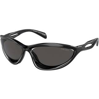 Prada PR A23S 1AB5S0 60 Solbriller Kvinder Black - Black - 60mm