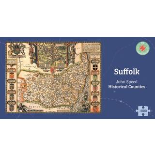 Suffolk Historical 1610 Map 1000 Piece Puzzle