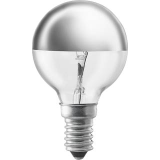 Glöd Sølv Top spejl Glødepære Krone 200lm E14 25W SER148024025S