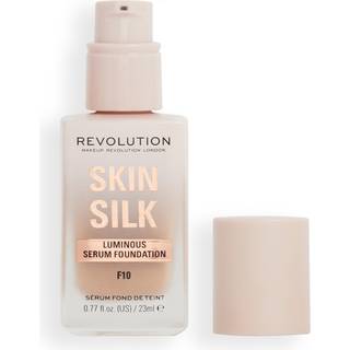 Makeup Revolution Skin Silk Serum Foundation Let foundation med lysnende effekt Skygge F10 23 ml - 23 ml
