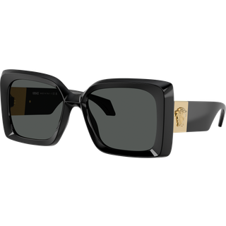 Versace VE4467U GB1/87 54 Solbriller Kvinder Black - Black - 54mm