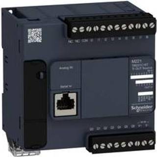 Schneider Tm221 plc, di9, ai2,do7 pnp, 24 v