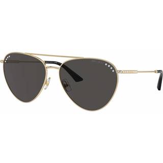 Jimmy Choo Kvinde JC4002B 300687 Solbriller Stål Guld Grå Pilot Normal