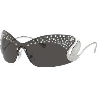 Swarovski SK7020 400187 134 Solbriller Kvinder Silver - Silver - 134mm