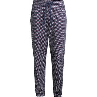 Mey Herren Hose blau Jersey-Baumwolle Gemustert