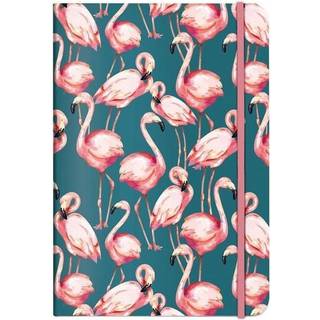 Cedon Notebook A5 Pink Flamingo - Notesbog