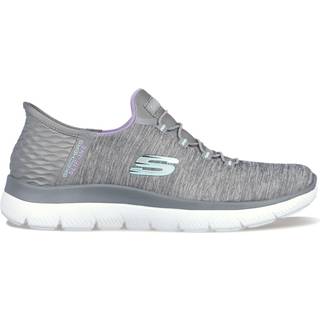 Skechers Skechers Grey Womens Slip In Summits Dazzling Haze Trainers