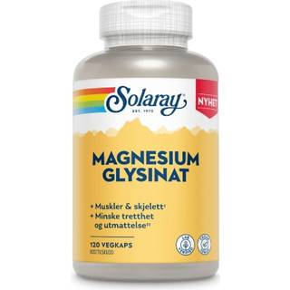 Solaray Magnesium Glycinat, 120 kapsler