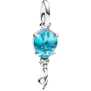 Pandora Blue Murano Glass Balloon Dangle Charm