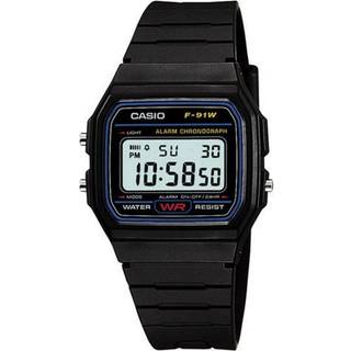 Stilfuld Casio F-91W-1CR Herre Digital Ur