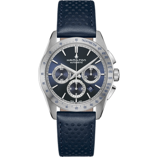Hamilton H36616640 Herrenuhr Chronograph Automatik Jazzmaster Performer Blau