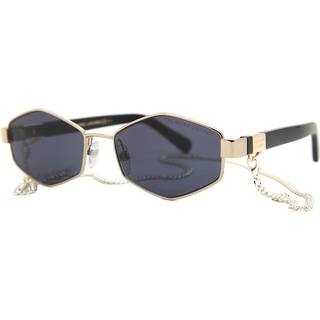 Marc Jacobs Kvinde MARC 496/S J5G/IR Solbriller Metal Guld Grå Rund Normal
