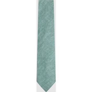 Reiss Reiss Pistachio Melange Vitali Linen Tie