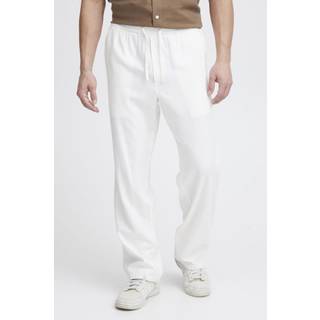 Allan Elasticated Linen Trousers Off White