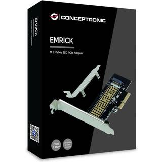 Conceptronics PCI Express Card M.2 NVMe SSD PCIe Adapter