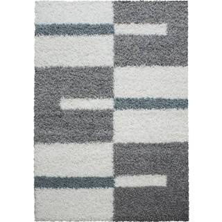 Gala Shaggy tæppe Ternet - Turkis - 160x230