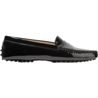 Tod&#39;s Gommino patent leather moccasins - black - EU 35