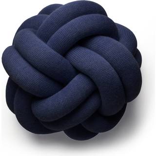 Design House Stockholm Knot Pude - Pyntepuder & Betræk Uld Marineblå - 2351-5400