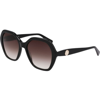 Longchamp LO759S 001 54 Solbriller Kvinder Black - Black - 54mm