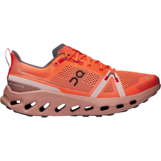 On Women's Cloudsurfer Trail Flame - Dustrose, 38