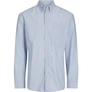 JACK & JONES Herre Classic Oxford Langærmet shirts Blå