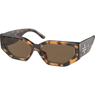 Tory Burch TY9070U 151973 55 Solbriller Kvinder Tortoiseshell - Dark Tortoise - 55mm