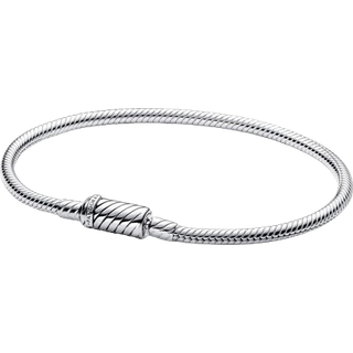 Pandora Pandora Moments Sliding Magnetic Clasp Snake Chain Bracelet - 18cm - Silver