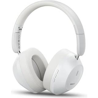 Baseus Bass 30 Max on-ear Bluetooth-headset med lang batterilevetid - Hvid