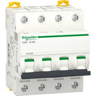 Schneider  Automatsikring IC60l 4P 32A B