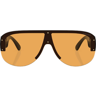 Versace Mand VE4391 GB1/7 Solbriller Nylon Sort Orange Geometrisk Normal