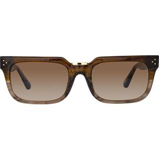 Linda Farrow YOAN LFL1482 C4 54 Solbriller Mænd Brun - Transparent Caramel Brown Horn - 54mm