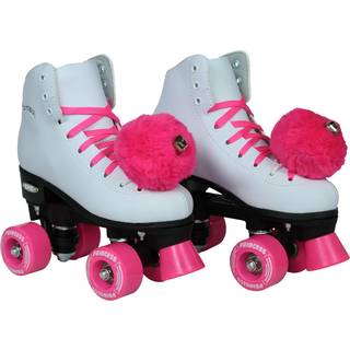 Epic Skates Pink Princess Girls Quad Roller Skates White Youth 3 Pnkpncs03
