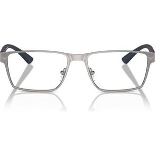 Emporio Armani Mand EA1157 3003 Optiske stel Metal Grå Transparent Firkantet Normal