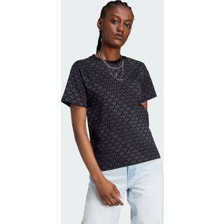 Trefoil Monogram T-Shirt - Black - 2XS