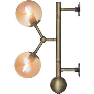Halo Design Atom Væglampe - Halo Design Antik messing